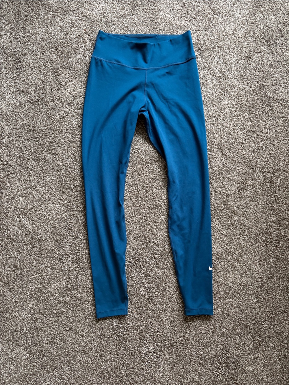 Nike Teal Blue High-Waist Performance Leggings